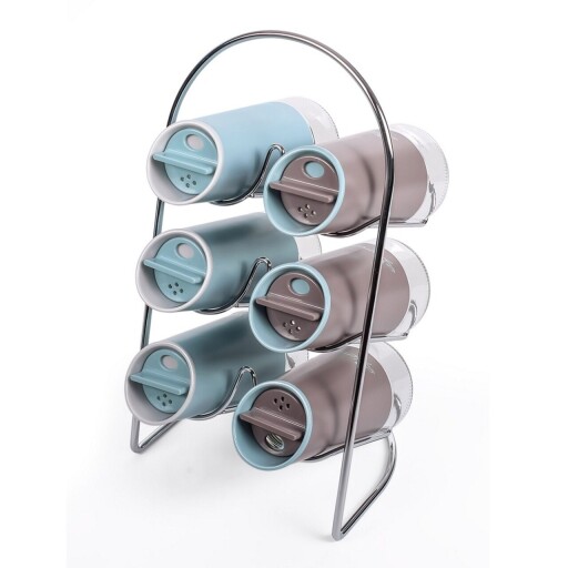 Set condimente 6 recipiente si suport Combi Luigi Ferrero Norsk FR-1446 BGM