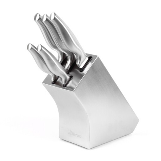 Set cutite in suport, 6 piese, Muhler, MR-681, inox