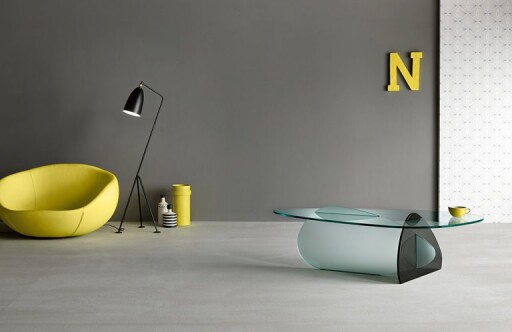 Masuta Tonelli Design Kat  design Karim Rashid  88x63cm  h 36cm  sticla