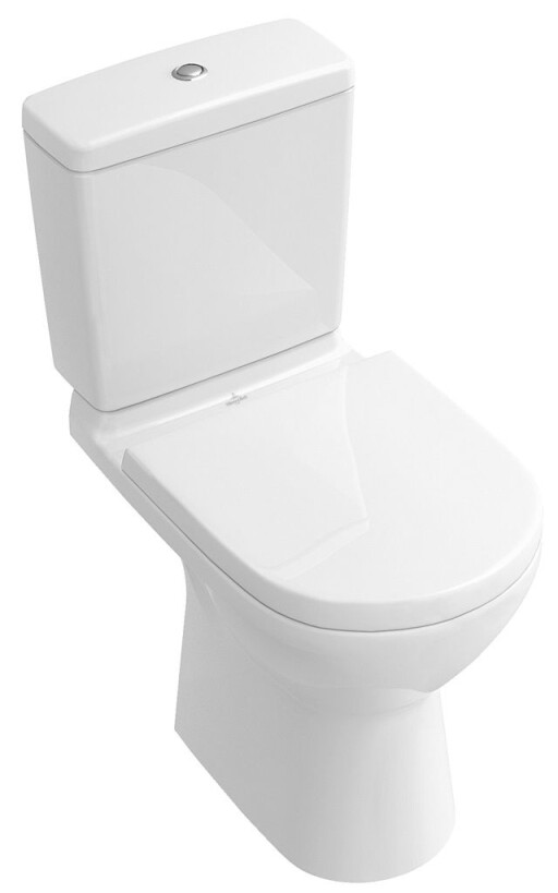Set complet vas wc Villeroy & Boch O.Novo DirectFlush cu rezervor si capac cu inchidere lenta