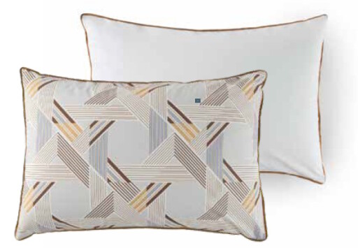 Fata de perna Descamps Florilege 50x75cm  Gri Perla