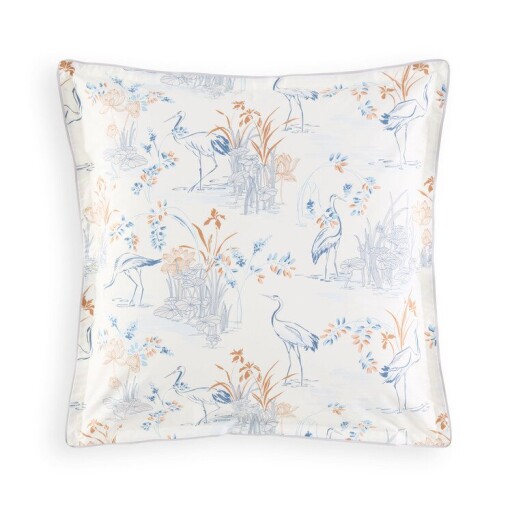 Fata de perna Jardin Secret Ukiyo 65x65cm  Alb