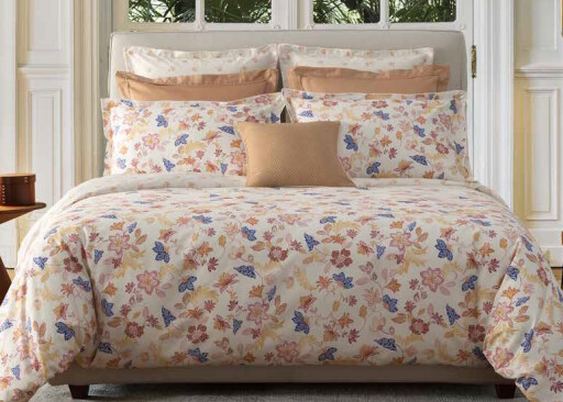 Cearceaf pentru pilota Jardin Secret Bali 200x200cm  Crem