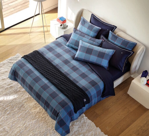 Cearceaf pentru pilota Tommy Hilfiger Tartan Heritage 240x220cm  River