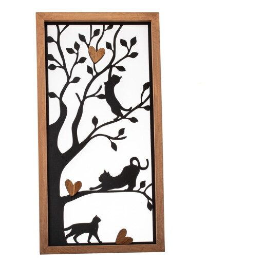 Decorațiune de perete din metal 31x61 cm – Dakls