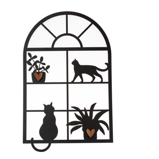 Decorațiune de perete din metal 30x48 cm – Dakls