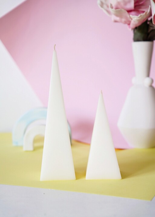 Set 2 lumanari, MUM0231, Crem