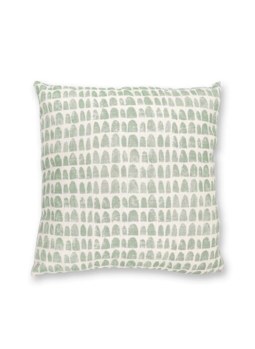 Perna, YST0400, 45x45 cm, Poliester, Alb/Verde