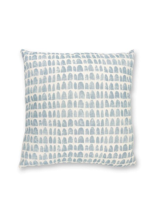 Perna, YST0401, 45x45 cm, Poliester, Alb/Albastru