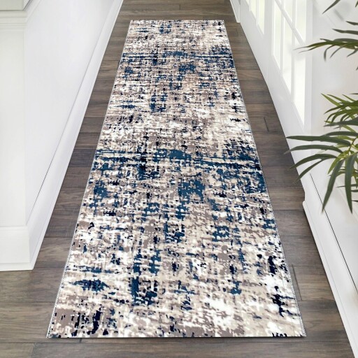 Covor, 017, 100x400 cm, Poliester, Multicolor