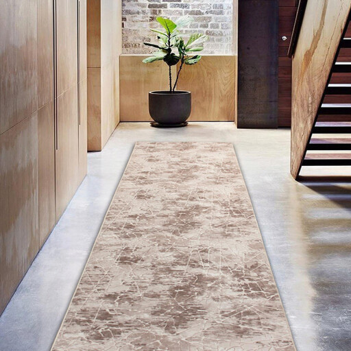 Covor, 1083, 100x200 cm, Poliester, Bej / nurcă