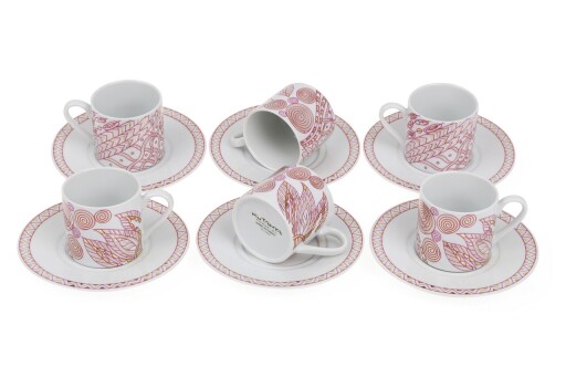 Set de cafea Kutahya Porselen, RU12KT4309233, 12 piese, portelan