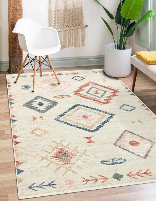 Covor, TRS 02, 80x150 cm, Poliester, Multicolor