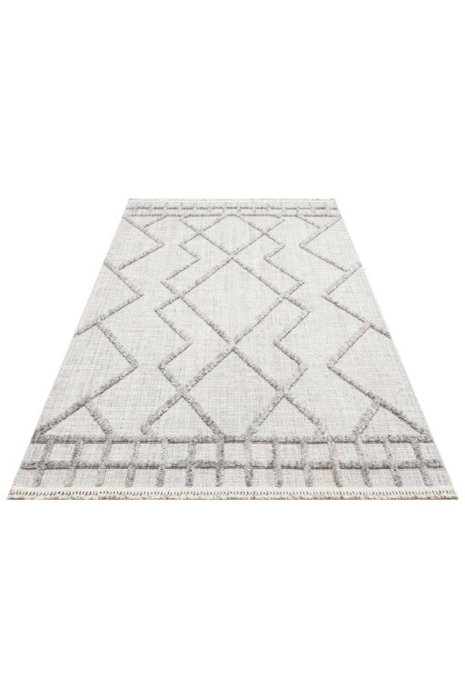 Covor, Mlb 01, 80x150 cm, Poliester, Argintiu