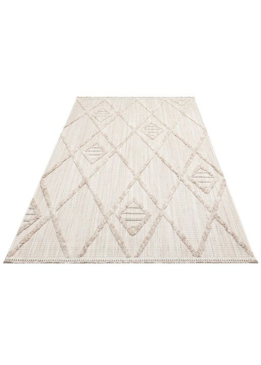 Covor, Mlb 03, 80x150 cm, Poliester, Bej