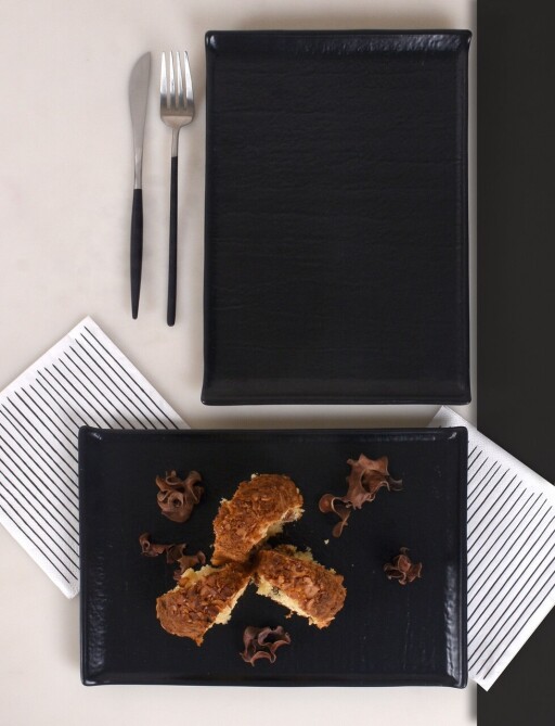 Set 2 platouri ST628102F956, Keramika, 30x20.9x2 cm, ceramica