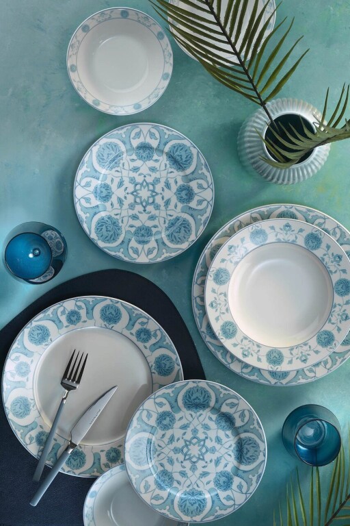 Serviciu de masa 24 piese NNLB24Y2885503, Kutahya Porselen, portelan, multicolor