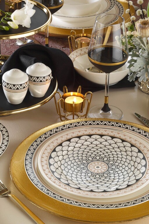 Serviciu de masa 53 piese INBNKL53YT43012048, Kutahya Porselen, portelan, multicolor