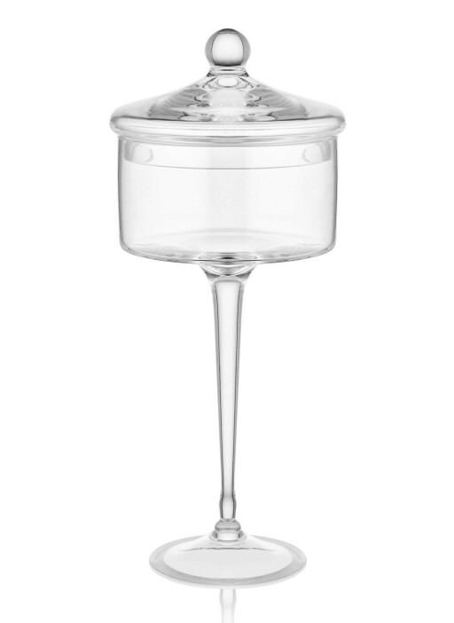 Platou pentru servire desert, Mia, 742TMA2811, Sticla, Transparent