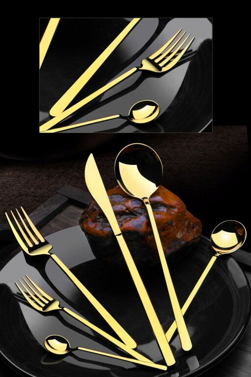 Set tacamuri, Hermia, 196RWE1802, Mașină de spălat vase - nesigură / Cuptor cu microunde - nesigură, Auriu