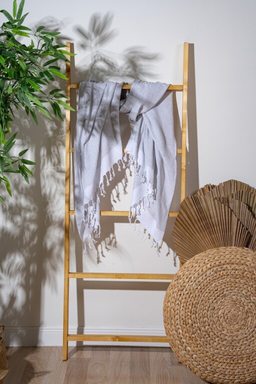 Prosop de plaja, L&#039;essentiel Maison, Kucuk Elmas, Gri