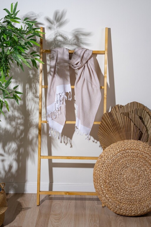 Prosop de plaja, L&#039;essentiel Maison, Kucuk Elmas, Bej