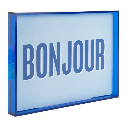 Tablou 31x22 cm Bonjour – PT LIVING