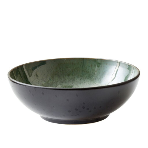 Bol verde/negru din gresie ø 30 cm Gastro Green/Black – Bitz
