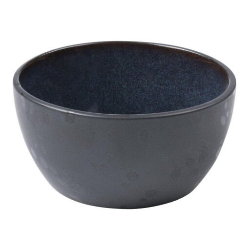Bol mic negru/albastru din gresie 200 ml Gastro Black/Dark Blue – Bitz
