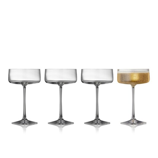 Pahare 4 buc. de șampanie 260 ml Zero – Lyngby Glas