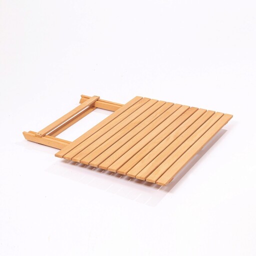 Set mobilier de gradina 3 piese, Meya Dekor, My003A, Lemn de fag, Natural / Crema