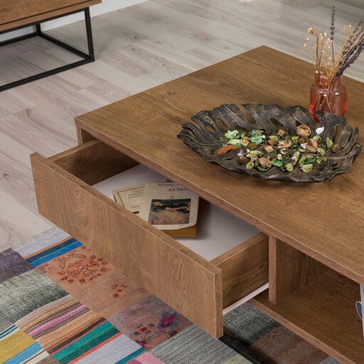 Set mobilier living, Sapphire, Laxus Takım 14, PAL, Nuc / Negru