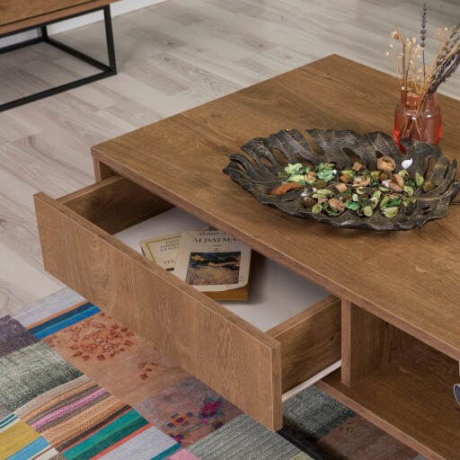 Set mobilier living, Sapphire, Laxus Takım 19, PAL, Nuc / Negru