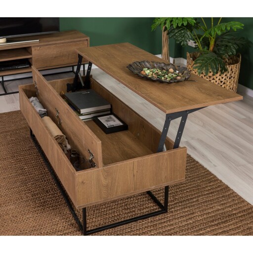 Set mobilier living, Sapphire, Laxus Takım 9, PAL, Nuc / Negru