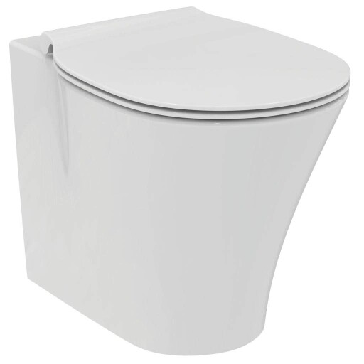 Set vas WC Ideal Standard Connect Air AquaBlade  back-to-wall  pentru rezervor ingropat si capac Thin slim EXPUS