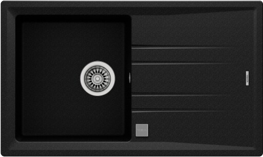 Chiuveta bucatarie Teka Stone 50B TG 1B 1D SM  860x510mm  tegranit Schwarzmetallic