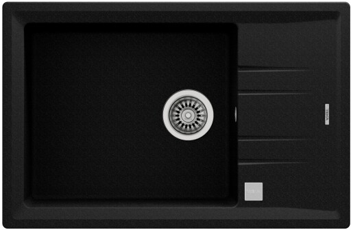 Chiuveta bucatarie Teka Stone 60 S TG 1B 1D SM  780x510mm  tegranit Schwarzmetallic