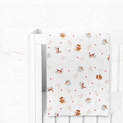 Patura bebelusi, L&#039;essentiel Maison, Party, Galben / Albastru / Portocaliu