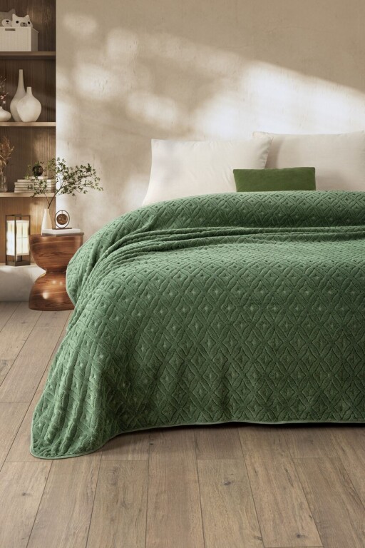 Patura Double, L&#039;essentiel Maison, Softy Wellsoft, Verde