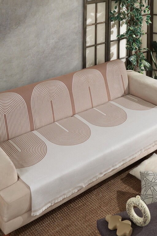 Cuvertura de pat, L&#039;essentiel Maison, Esta, Camel