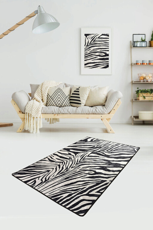 Covor, Zebra, 80x150 cm, Multicolor