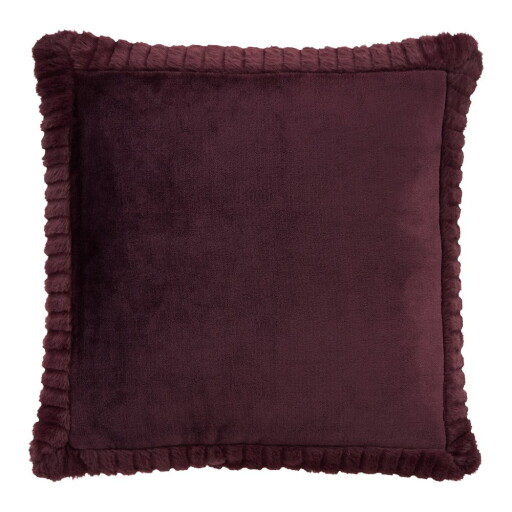 Pernă decorativă din micropluș/cocolino 55x55 cm Velvet and Faux Fur – Catherine Lansfield