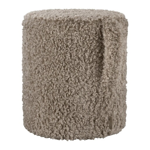 Taburet maro cu tapițerie din țesătură bouclé Teddy – Blomus