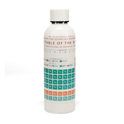 Sticlă crem de călătorie din oțel inoxidabil 500 ml Periodic Table – Rex London