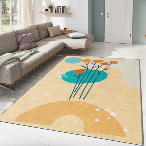 Covor, Alho Carpet-47A, 80x140 cm, Multicolor