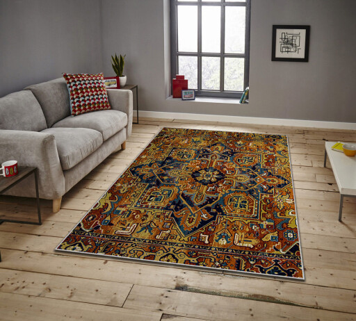 Covor, Asr Crpt-109, 100x140 cm, Multicolor