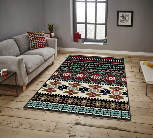 Covor, Asr Crpt-114, 100x180 cm, Multicolor