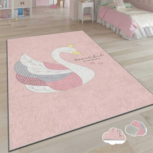 Covor pentru copii, Alho Chl-3A, 80x140 cm, Multicolor