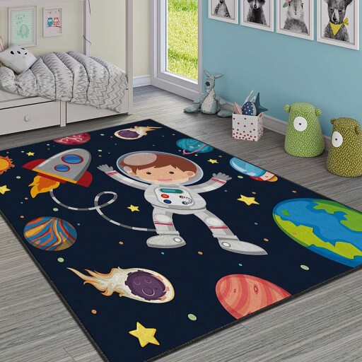Covor pentru copii, Hmı Kdc-31, 80x140 cm, Multicolor