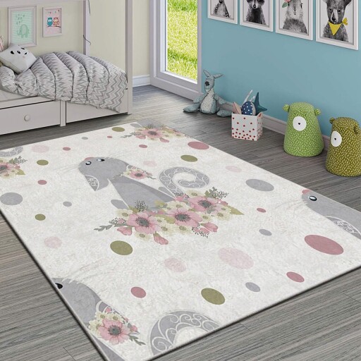 Covor pentru copii, Hmı Kdc-51, 80x140 cm, Multicolor